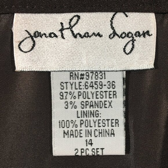 Jonathan Logan Striped Long Pencil Skirt - Picture 7 of 8